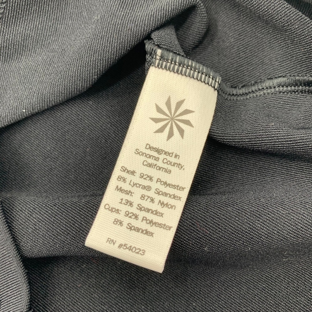 🎉Athleta Black Racerback Tank Top - Picture 7 of 8